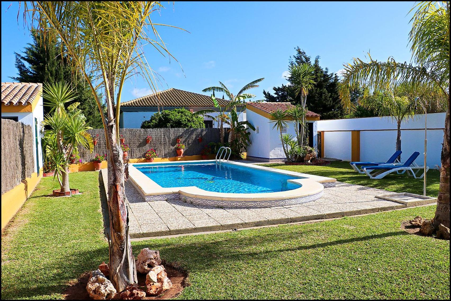 Chalet Con Piscina En Roche Viejo Conil De La Frontera Dış mekan fotoğraf